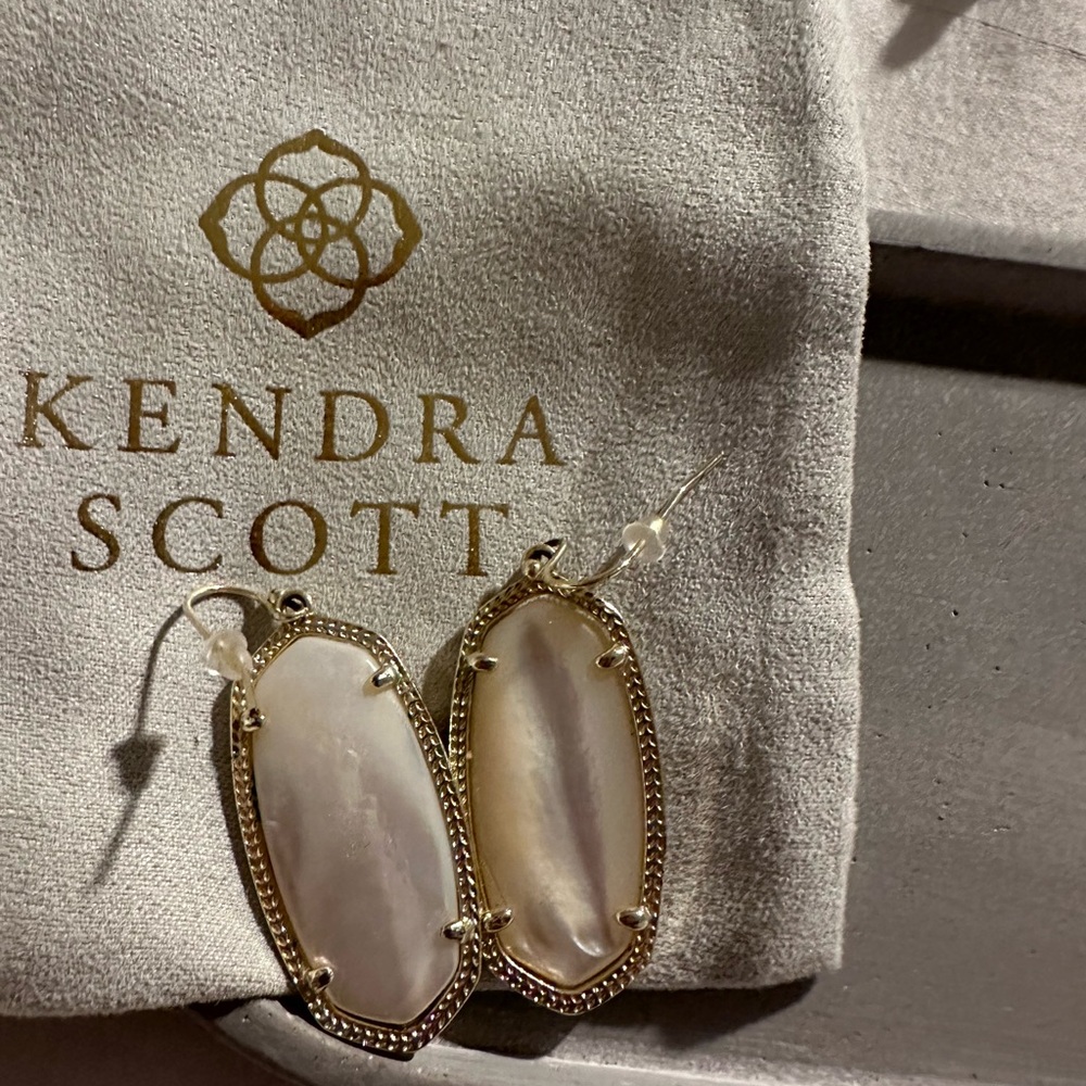 COPY - Kendra Scott Gold and Ivory Elle Earrings